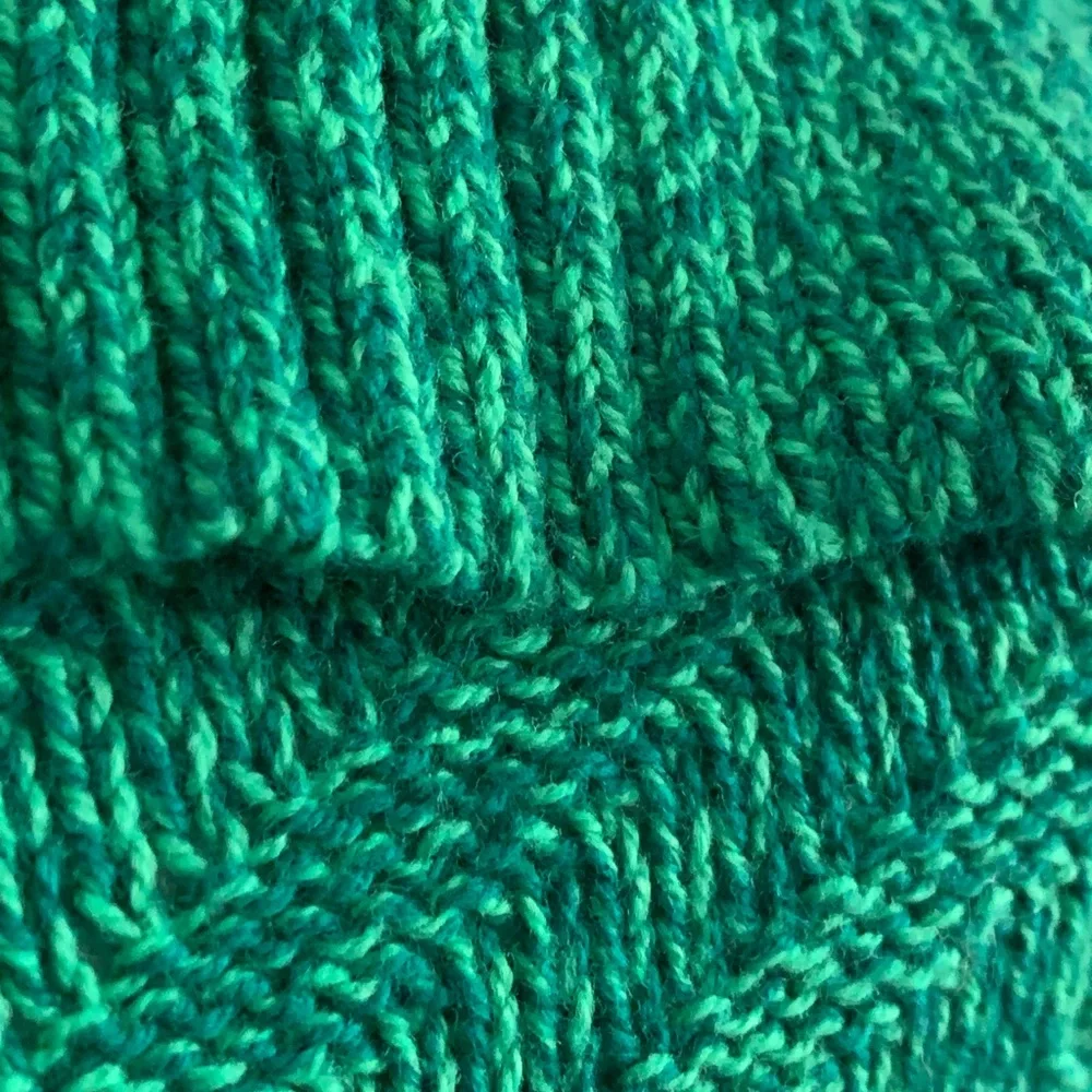 STYLE & CO Women’s Green Marled Asymmetrical Cowl Neck Sweater Size: XXL